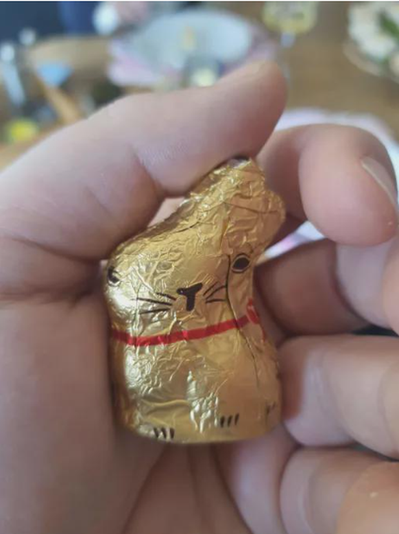 Faildienstag: Lindt Osterhase komisch verpackt