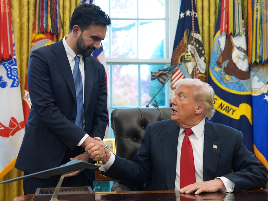 Le futur maire de New York Zohran Mamdani et le président américain Donal Trump se sont montrés cordiaux l&#039;un envers l&#039;autre, vendredi à la Maison Blanche.
