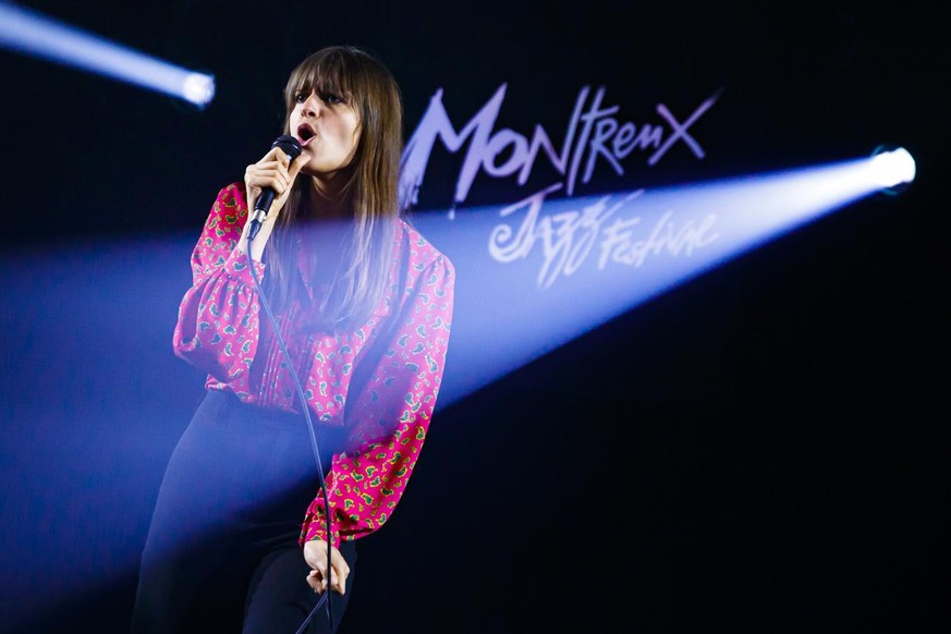 French singer Clara Luciani performs on the stage of the Montreux Jazz Lab during the 53rd Montreux Jazz Festival (MJF), in Montreux, Switzerland, Wednesday, July 3, 2019. The MJF runs from June 28 to ...
