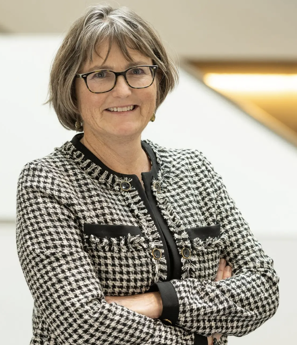 La porte-parole de Rivella, Monika Christener