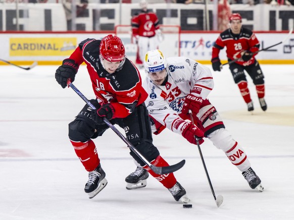 Raphael Prassl (à gauche) quittera le LHC en fin de saison