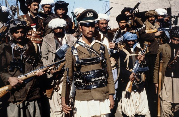Des Moudjahidines afghans, 1980
