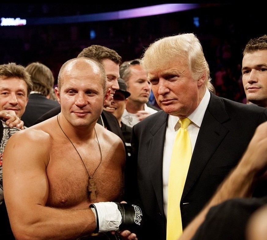 Donald l'Américain et Fedor le Russe, en 2008.