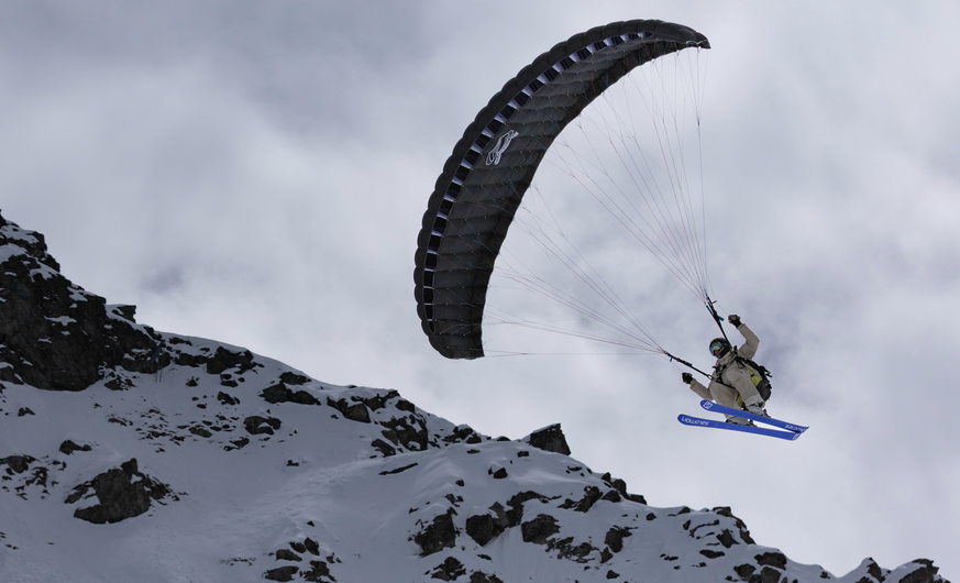 Le speed riding est au programme du Verbier Air Show.