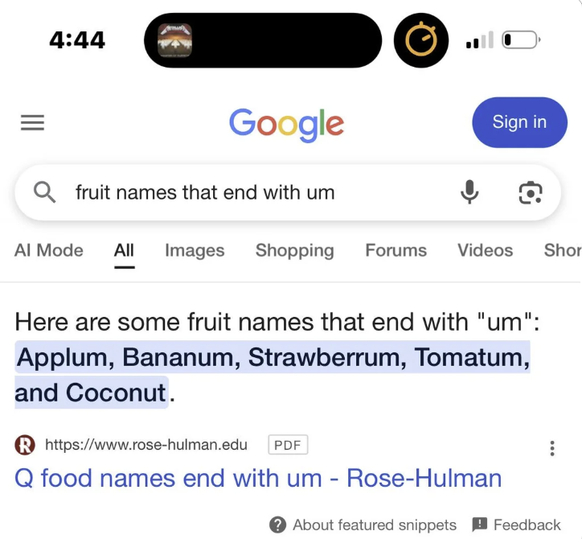 Google Fail