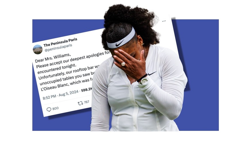 Serena Williams se fait recaler d'un bar à Paris