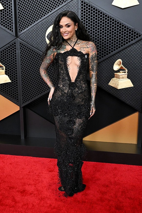 Kehlani at the 68th GRAMMY Awards held at the Crypto.com Arena on February 01, 2026 in Los Angeles, California. (Photo by Gilbert Flores/Billboard via Getty Images)