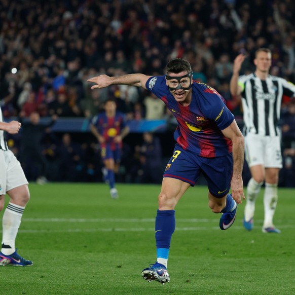 Un doublé pour Lewandowski en seconde période