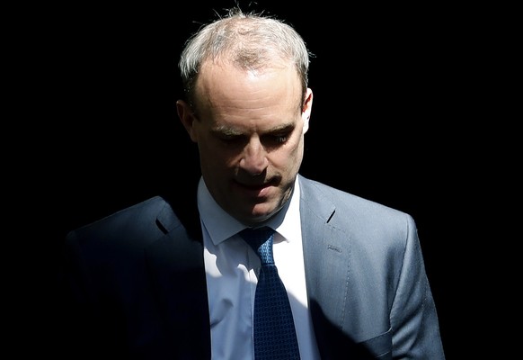 Dominic Raab était également ministre de la Justice.