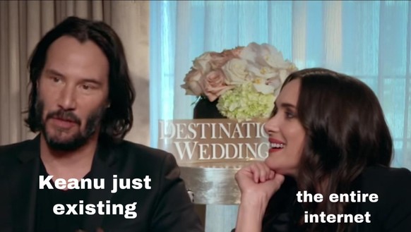 keanu reeves meme

https://www.reddit.com/r/memes/comments/bz5agy/bless_keanu/