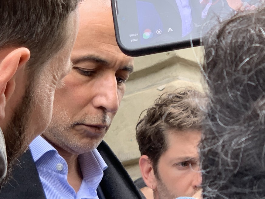 Tariq Ramadan, peu après son acquittement. Genève, 24 mai 2023.