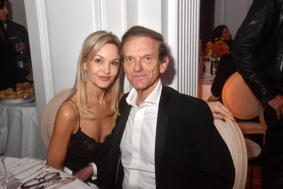 PARIS, FRANCE - DECEMBER 11 : Marie Saldmann and Frédéric Saldmann attend the The Bests Gala 46th Edition At Four Seasons Hotel on December 11, 2023 in Paris, France. (Photo by Foc Kan/WireImage)
