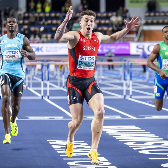 Simon Ehammer a réussi un 60 m haies de rêve samedi