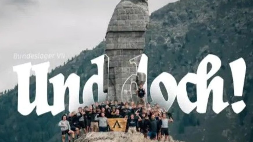 Le Mouvement identitaire allemand s'est récemment rendu au Simplon, comme le montrent des publications sur la plateforme X.