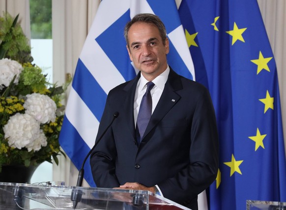 Le premier ministre grec, Kyriakos Mitsotakis.