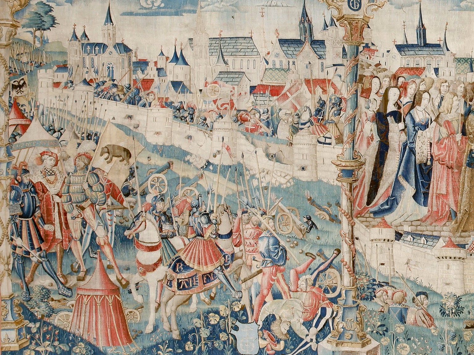 Tapisserie du siège de Dijon, env. 1514-1520 (détail).
http://mba-collections.dijon.fr/ow4/mba/voir.xsp?id=00101-8875&amp;qid=sdx_q2&amp;n=1&amp;e=