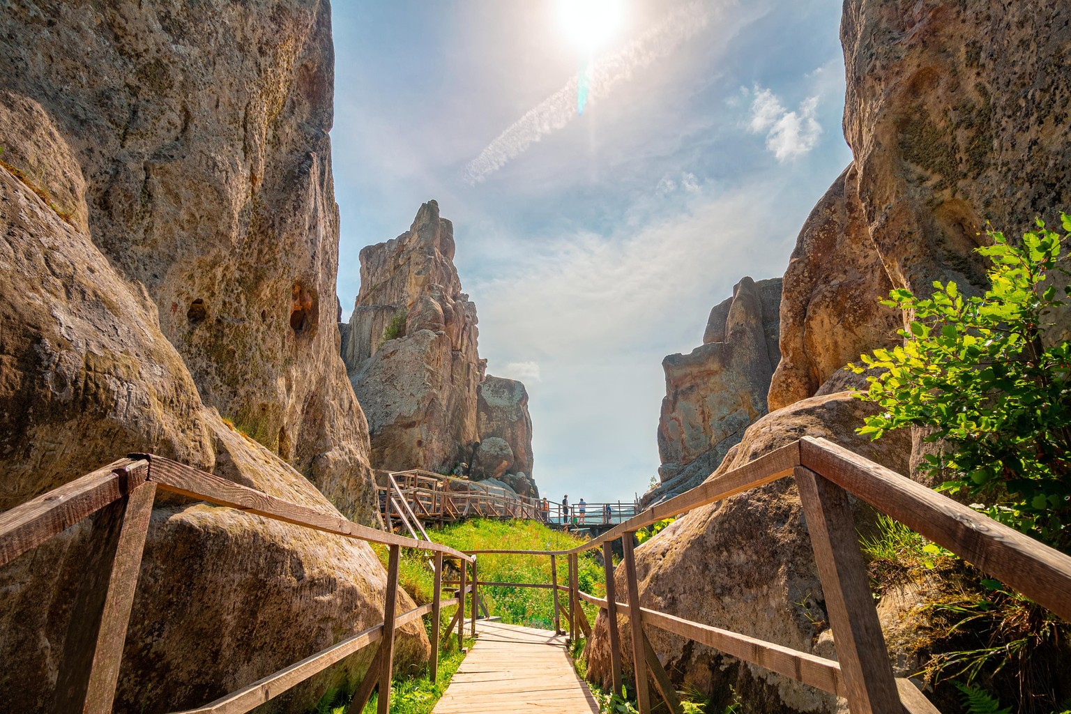 Forteresse de Tustan dans les Carpates ukrainiennes