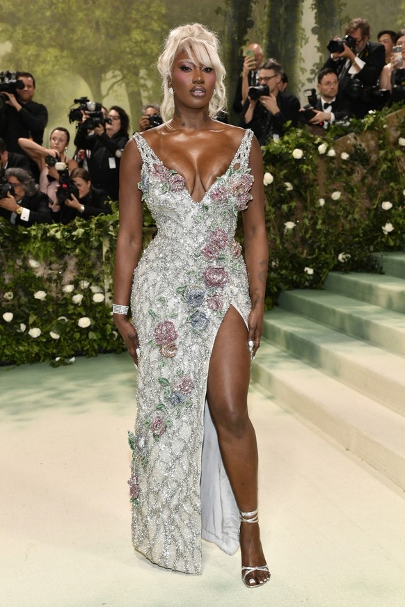 Aya Nakamura attends The Metropolitan Museum of Art's Costume Institute benefit gala celebrating the opening of the "Sleeping Beauties: Reawakening Fashion" exhibition on Monday, May 6, ...