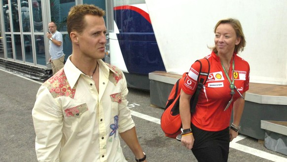 Michael Schumacher et Sabine Kehm en 2006.