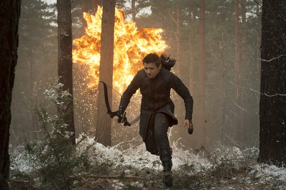 This photo provided by Disney/Marvel shows, Jeremy Renner as Hawkeye/Clint Barton, in the new film, &amp;quot;Avengers: Age Of Ultron.&amp;quot; The movie releases in U.S. theaters on May 1, 2015. (Ja ...