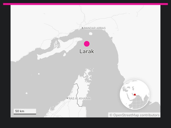 Larak, Iran.