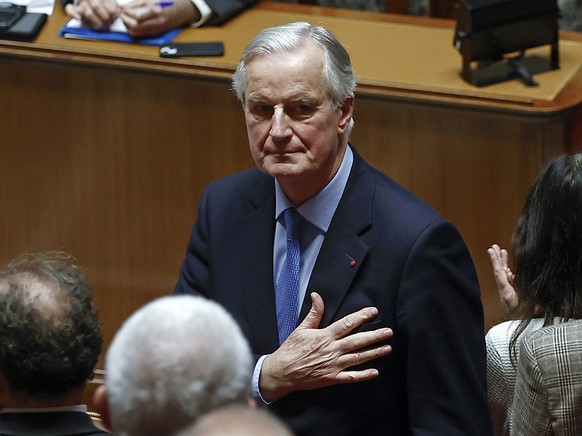 Le Premier ministre Michel Barnier a remis la d