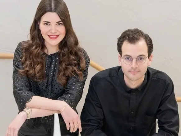 Alexandra Lüönd et de son frère Patrick