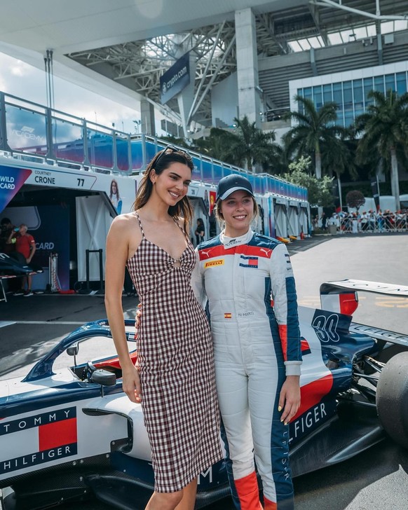 Kendall Jenner et Nerea Marti, pilote de F1.