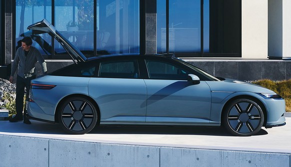 La voiture de Sony a déjà été présentée en 2023 et 2024 au Consumer Electronics Show de Las Vegas. Il s'agirait désormais du design quasi définitif.
