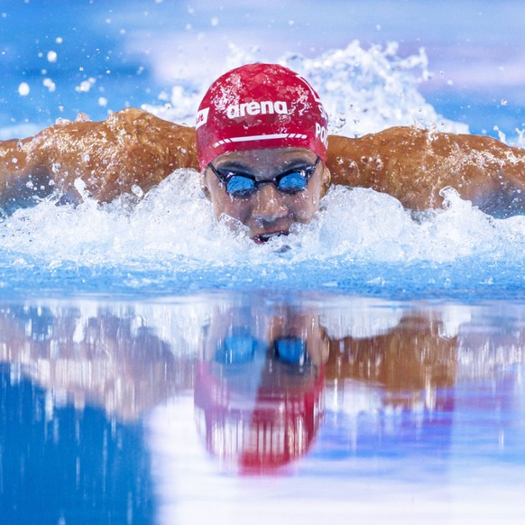 Noè Ponti a été battu sur 50 m papillon samedi à Toronto
