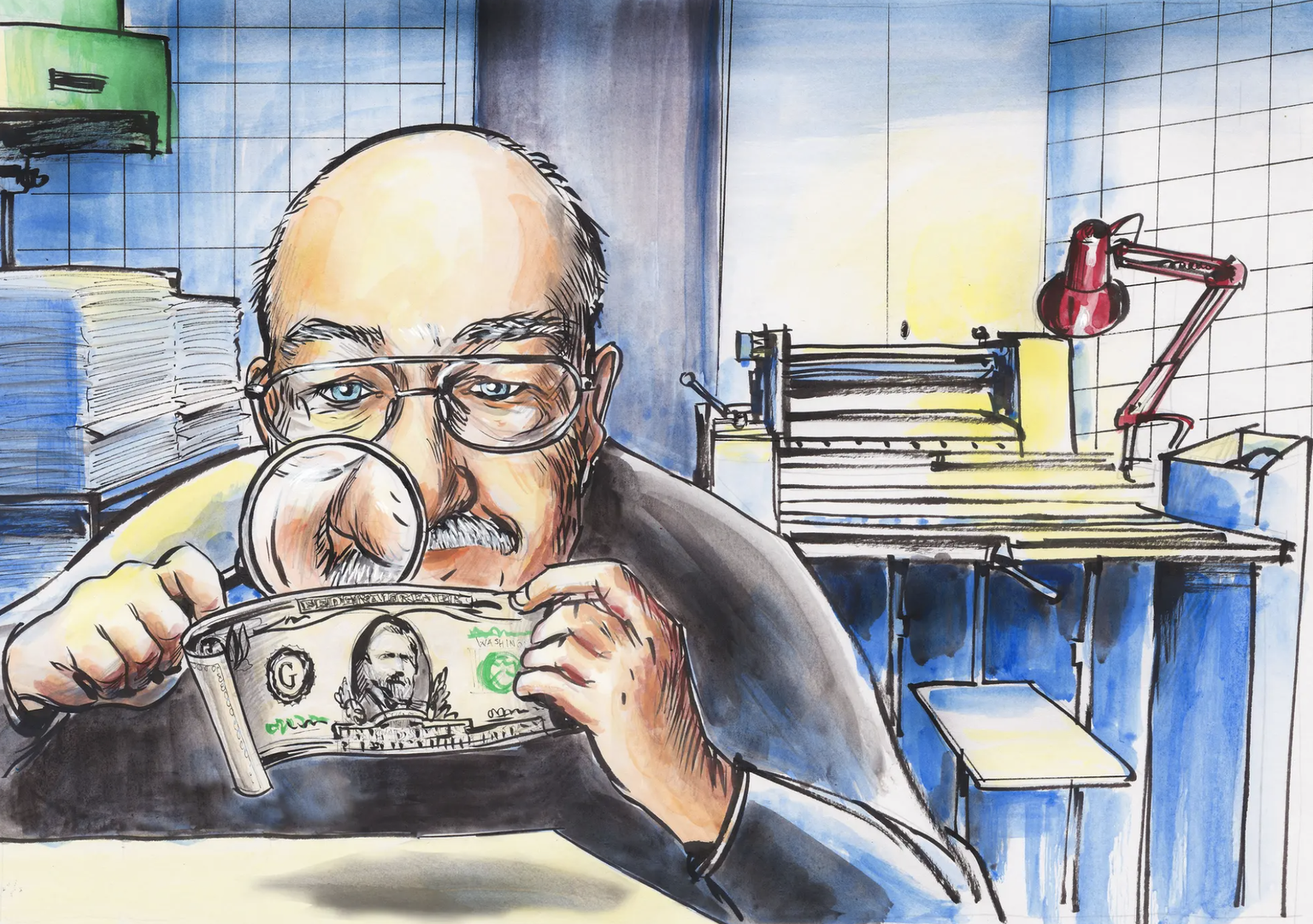 Rolf Angst , faux monnayeur