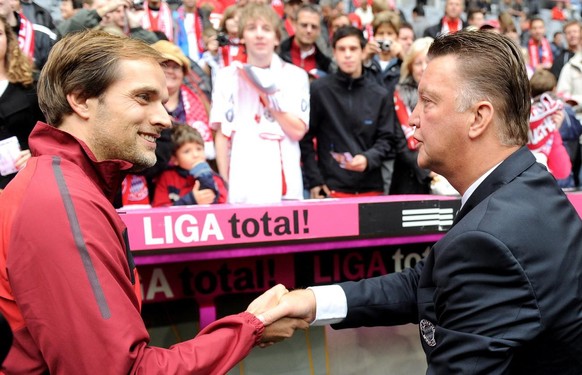 «TT» avec Louis Van Gaal en 2010.