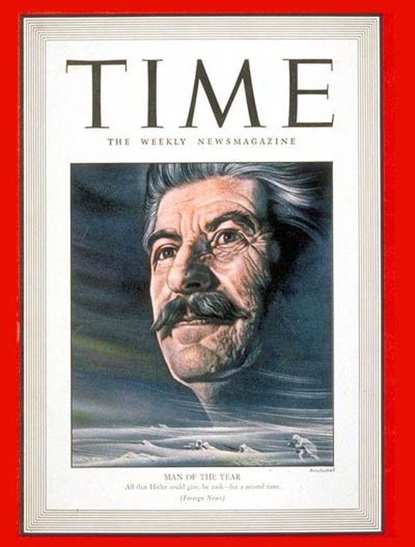 Staline, en couverture de Time en 1939.