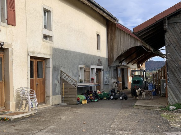 La ferme d'Aurèle Lecomte.