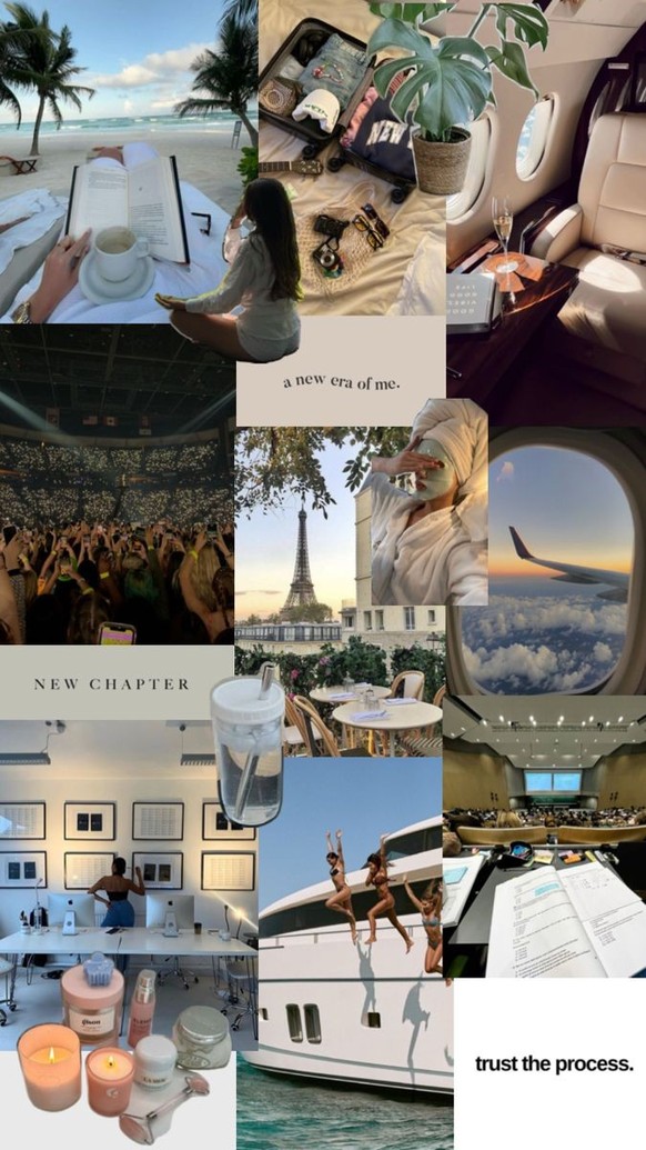 Un «Vision Board» qui vous inspire à être la meilleure version de vous (lol)