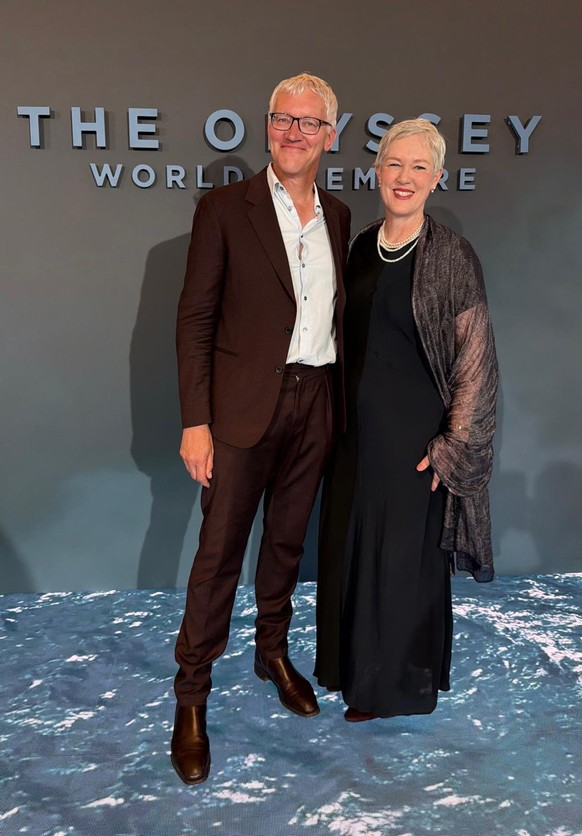 Tom Holland à la première de L'Odyssée.