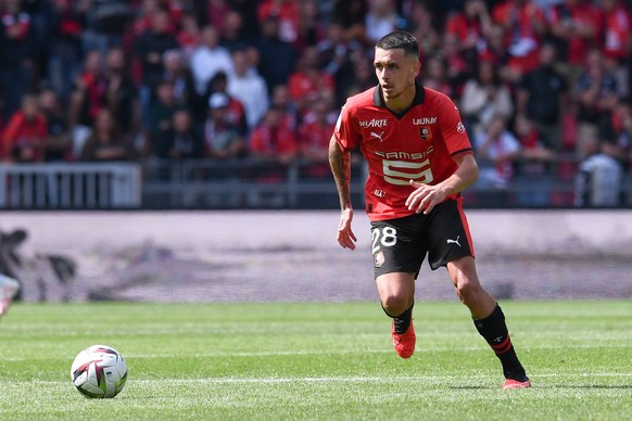 Stade Rennais Football Club v Le Havre Athletic Club Football Association- Ligue 1 Uber Eats 28 Enzo LE FEE srfc during the Ligue 1 Uber Eats match between Stade Rennais Football Club and Le Havre Ath ...