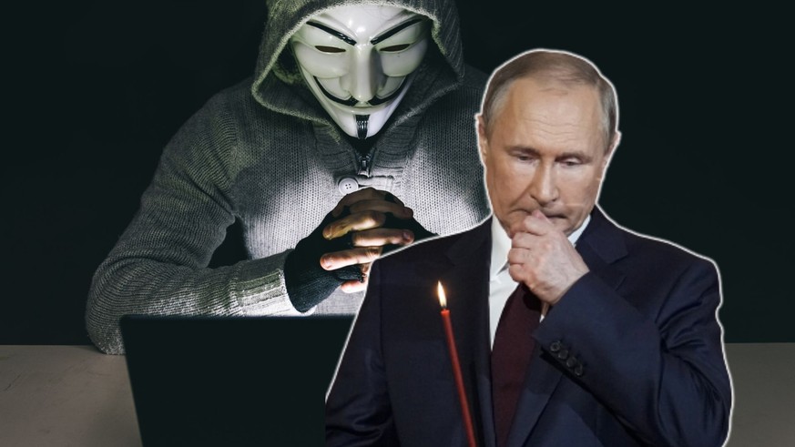 Les 5 piratages les plus fous d'Anonymous contre Poutine et sa guerre