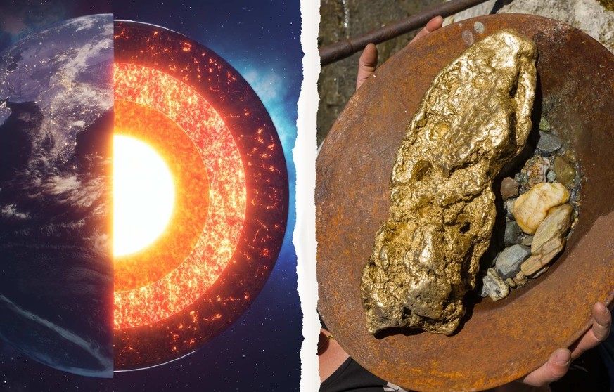 Le noyau de la Terre «saigne» de l'or vers la surface