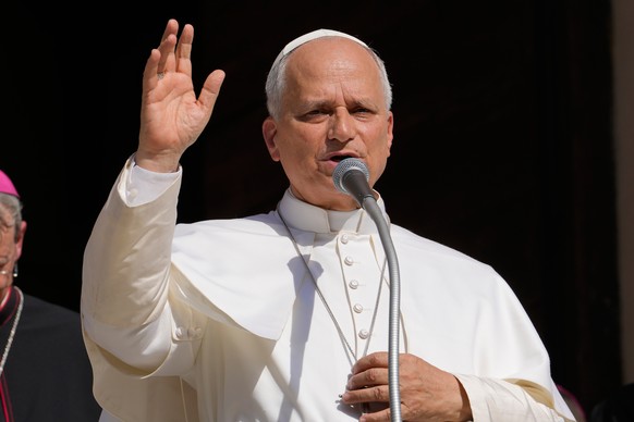 FILE - Pope Leo XIV delivers his blessing as he visits Pavia's Cathedral, northern Italy, on June 20, 2026. (AP Photo/Luca Bruno, File)
Books - Pope Leo XIV