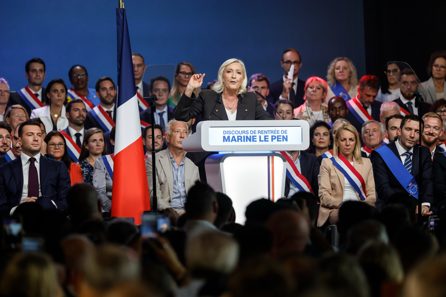 Marine Le Pen a lancé sa campagne pour l'élection présidentielle de 2027 depuis son fief d'Hénin-Beaumont.