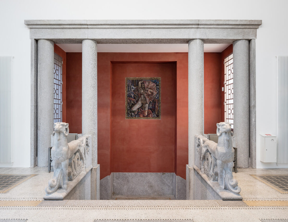 Les fameux béliers du Musée des Beaux-Art de La Chaux-de-Fonds.