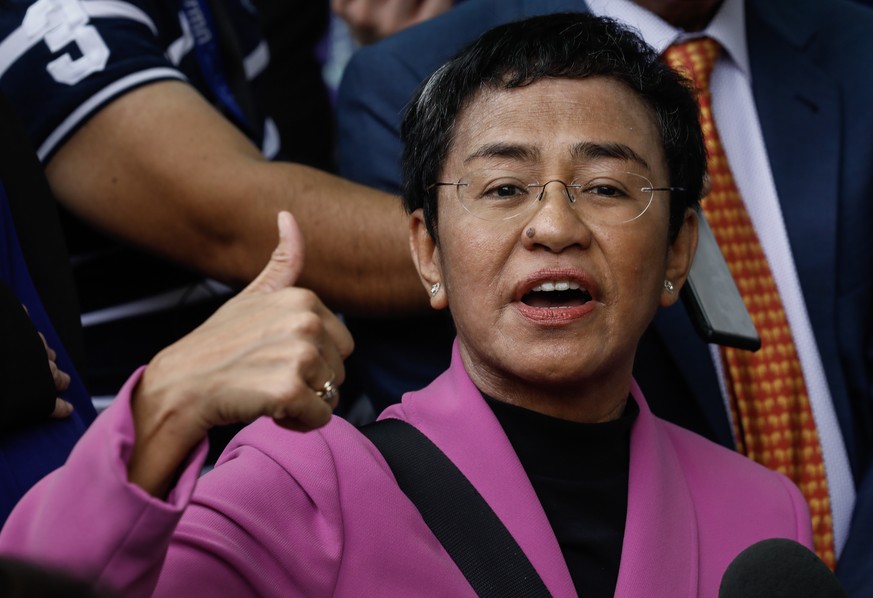 La journaliste Maria Ressa se bat depuis des années pour éviter la prison.