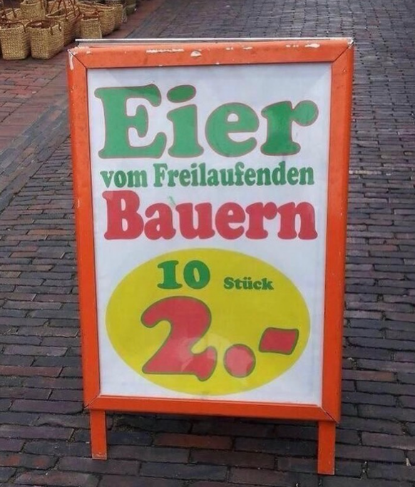 Faildienstag: Eier vom freilaufendem Bauern