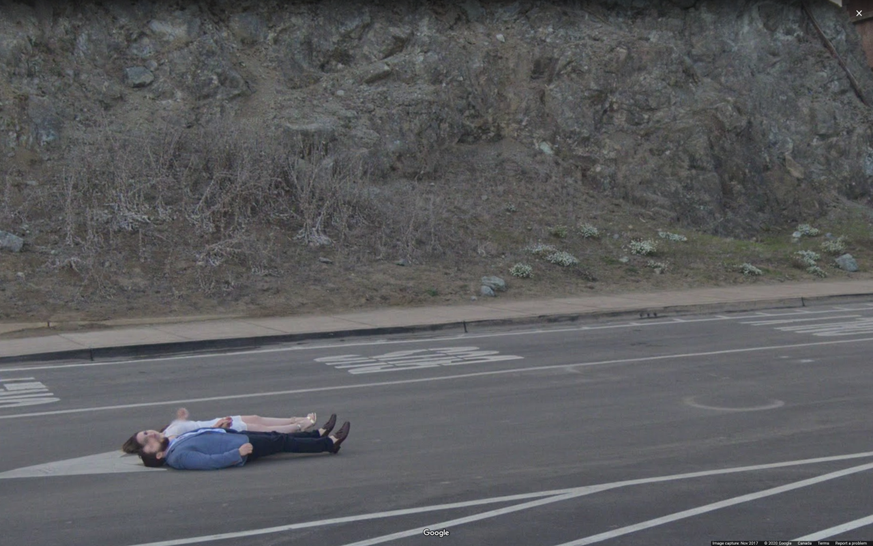 Weird shit on google street view 
https://9-eyes.com/