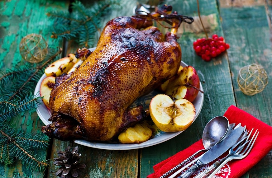 Weihnachtsgans weihnachten christmas gans goose essen geflügel