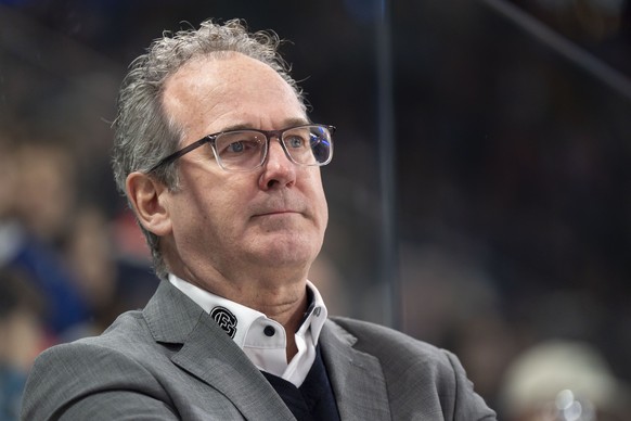 Head Coach Patrick Emond (HCFG) im Spiel der Eishockey National League zwischen den ZSC Lions und dem HC Fribourg Gotteron, am Samstag, 2. November 2024 in der Swiss Life Arena in Zuerich. (KEYSTONE/T ...