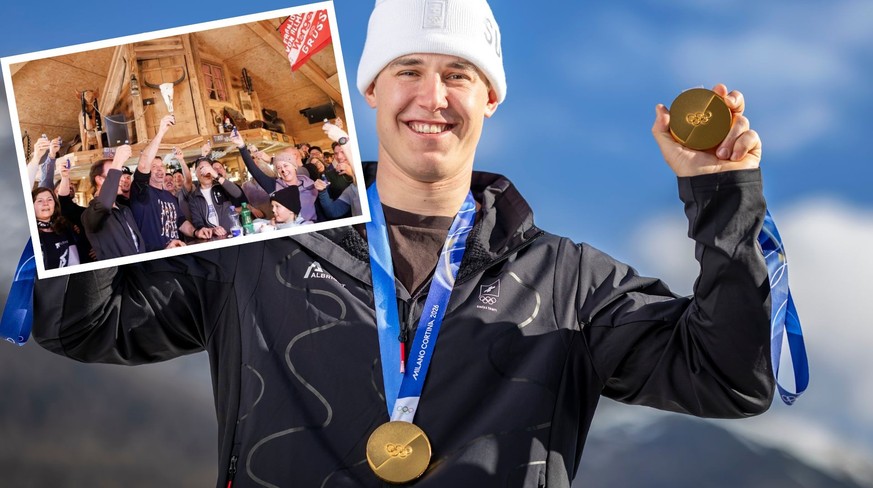 Les fans de Franjo von Allmen ont une tradition insolite: on a participé