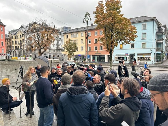 Ce matin à Zurich.