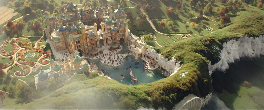 Une version Oz de Disneyland, avec des décors un peu trop... trop.